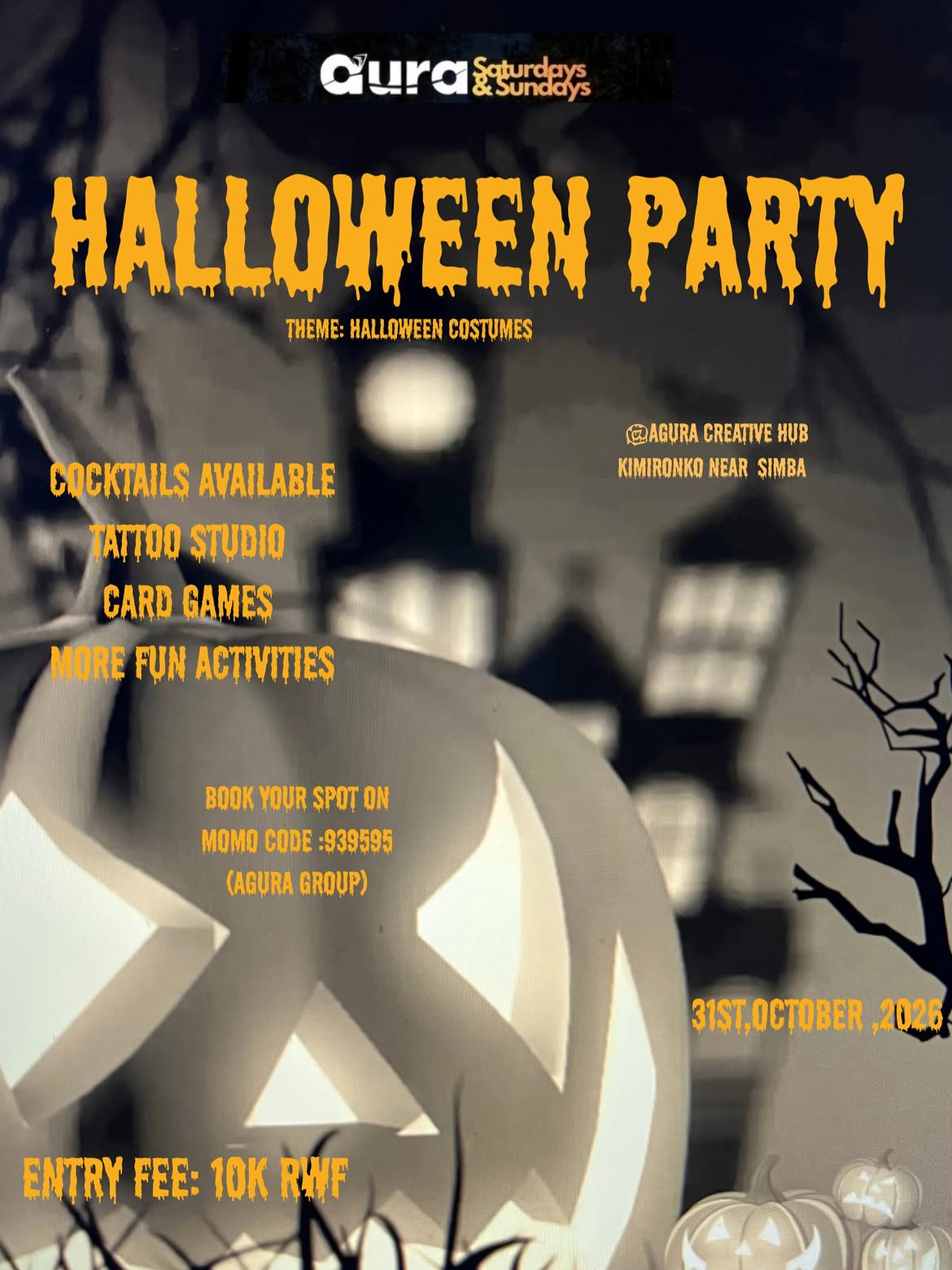 Halloween Party flyer